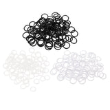 Maxbell 100pcs Nylon Lingerie Hardware Sewing Clip Hook Eye 15mm for Bra Strap Claer
