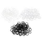 Maxbell 100pcs Nylon Lingerie Hardware Sewing Clip Hook Eye 15mm for Bra Strap Claer