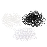 Maxbell 100pcs Nylon Lingerie Hardware Sewing Clip Hook Eye 15mm for Bra Strap Claer