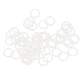 Maxbell 100pcs Nylon Lingerie Hardware Sewing Clip Hook Eye 15mm for Bra Strap Claer