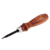 Maxbell 3pcs Leathercraft Edge Beveler Skiving Craft Tool with 2pcs Grinding Head