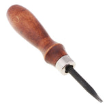 Maxbell 3pcs Leathercraft Edge Beveler Skiving Craft Tool with 2pcs Grinding Head