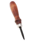 Maxbell 3pcs Leathercraft Edge Beveler Skiving Craft Tool with 2pcs Grinding Head