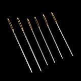 Maxbell 9Pcs/set Steel Curved Needles for Hand Sewing Embroidery Cross Stitch Crafts