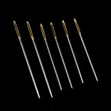 Maxbell 9Pcs/set Steel Curved Needles for Hand Sewing Embroidery Cross Stitch Crafts