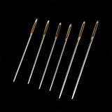 Maxbell 9Pcs/set Steel Curved Needles for Hand Sewing Embroidery Cross Stitch Crafts