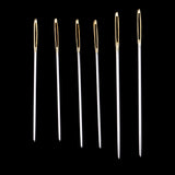 Maxbell 9Pcs/set Steel Curved Needles for Hand Sewing Embroidery Cross Stitch Crafts