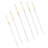 Maxbell 9Pcs/set Steel Curved Needles for Hand Sewing Embroidery Cross Stitch Crafts