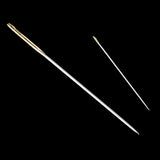Maxbell 12Pcs/set Steel Hand Sewing Needles for Embroidery Cross Stitch Gold Eye