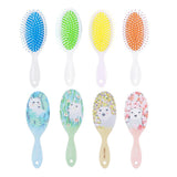 Maxbell Maxbell 1 Piece Cute Cartoon Pattern Hair Brush Plastic Massage Comb for Girl Pink