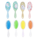 Maxbell Maxbell 1 Piece Cute Cartoon Pattern Hair Brush Plastic Massage Comb for Girl Pink