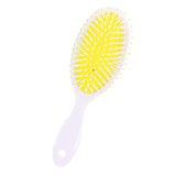 Maxbell Maxbell 1 Piece Cute Cartoon Pattern Hair Brush Plastic Massage Comb for Girl Yellow