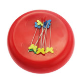 Maxbell Round Magnetic Sewing Pin Holder Pincushion Pin Cushion Sewing Craft Red - Aladdin Shoppers
