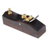 Maxbell 2pcs Leathercraft Wood Flat Curved Sole Skiver Plane Safety Skife Cutter