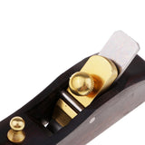 Maxbell 2pcs Leathercraft Wood Flat Curved Sole Skiver Plane Safety Skife Cutter