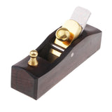 Maxbell 2pcs Leathercraft Wood Flat Curved Sole Skiver Plane Safety Skife Cutter