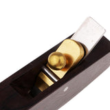 Maxbell 2pcs Leathercraft Wood Flat Curved Sole Skiver Plane Safety Skife Cutter