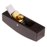 Maxbell 2pcs Leathercraft Wood Flat Curved Sole Skiver Plane Safety Skife Cutter