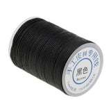 2 Roll Waxed Polyester Braided Thread with Beeswax for Leather Craft Sewing