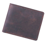 Maxbell DIY Leather Purse Kit Leather Blanks Set for Making Bifold Wallet Coffee