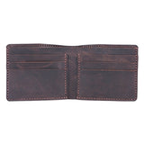 Maxbell DIY Leather Purse Kit Leather Blanks Set for Making Bifold Wallet Coffee