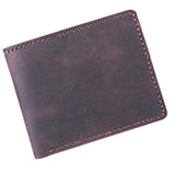 Maxbell DIY Leather Purse Kit Leather Blanks Set for Making Bifold Wallet Coffee
