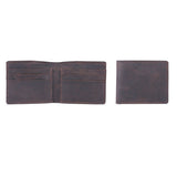 Maxbell DIY Leather Purse Kit Leather Blanks Set for Making Bifold Wallet Coffee