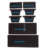 Maxbell DIY Leather Purse Kit Leather Blanks Set for Making Bifold Wallet Coffee