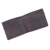 Maxbell DIY Leather Purse Kit Leather Blanks Set for Making Bifold Wallet Coffee