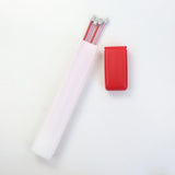 Maxbell Plastic Knitting Needle Crochet Hook Tube Case Holder Storage Case Red - Aladdin Shoppers