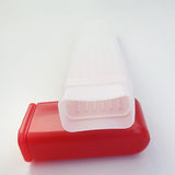 Maxbell Plastic Knitting Needle Crochet Hook Tube Case Holder Storage Case Red - Aladdin Shoppers