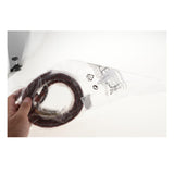 Maxbell Retro Men Woven Hollowed-out Adjustable Waist Belt Waistband Light Coffee