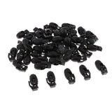 Maxbell 200pcs Plastic Toggle Spring Clasp Stop Single Hole Cord Locks