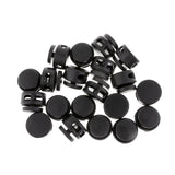 Maxbell 20pcs Plastic Non-slip Double Hole String Cord Locks for Shoelace Bag Decor