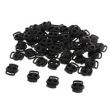 Maxbell 200pcs Plastic Toggle Spring Clasp Stop Single Hole Cord Locks