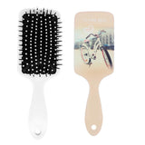 Maxbell Maxbell Bicycle Pattern Hair Brush Massage Comb Hair Care Anti-static Brush Yellow
