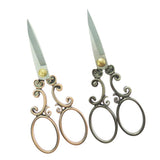 Maxbell 2pcs Vintage Flower Sewing Embroidery Scissors Cross Stitch Tool