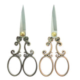 Maxbell 2pcs Vintage Flower Sewing Embroidery Scissors Cross Stitch Tool