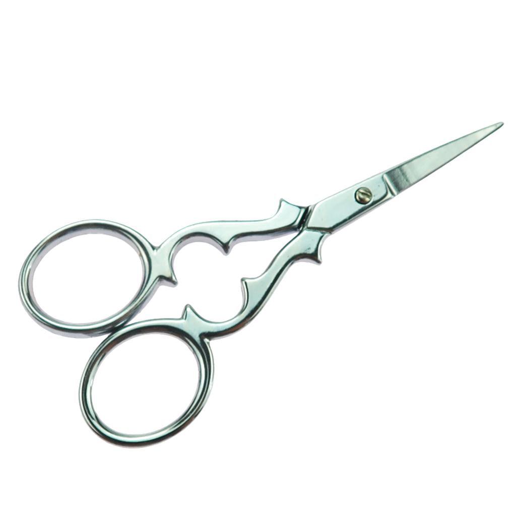 Maxbell Maxbell Vintage Gourd Shape Sewing Embroidery Scissors Cross Stitch Tool Silver