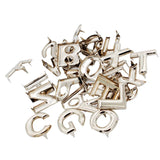 2 x 26 English Letter Metal Rivets Claw Studs for Bags Clothes Hats Decor