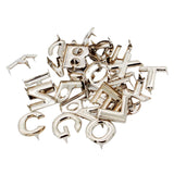 2 x 26 English Letter Metal Rivets Claw Studs for Bags Clothes Hats Decor