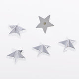 Maxbell 100 Set Plastic Star Press Studs Rivets Snap Fasteners for Leather Craft 9mm