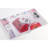 Maxbell DIY Purse Sewing Material Handmade Fabric Bag Embroidery Kit Red