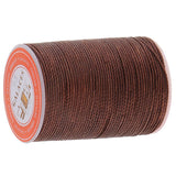 Maxbell 0.8mm Round Polyester Waxed Thread Sewing Stitching DIY Craft Dark Brown - Aladdin Shoppers