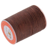 Maxbell 0.8mm Round Polyester Waxed Thread Sewing Stitching DIY Craft Dark Brown - Aladdin Shoppers