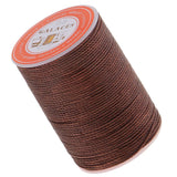 Maxbell 0.8mm Round Polyester Waxed Thread Sewing Stitching DIY Craft Dark Brown - Aladdin Shoppers
