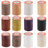 5Pcs 0.45mm Leather Sewing Waxed Thread Hand Stitching Repair Cord