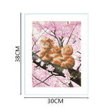 Maxbell 5D DIY Diamond Painting Cute Three Cat  with Cross Stitch Kit for Home Decor