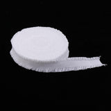 2pcs 10 Yards 13mm Ruffled Lace Trim Elastic Ribbon DIY Sewing Craft