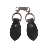 4 Pairs Leather Horn Toggle Buttons Trench Duffle Coat Fasteners